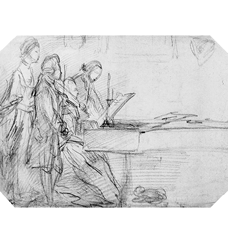 The painter Gainsborough in Bath