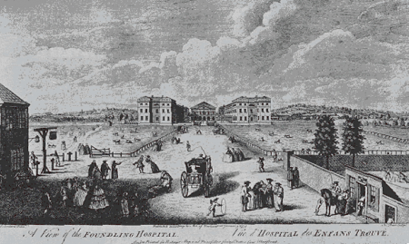 Perspective View of the Foundling Hospital, 1751