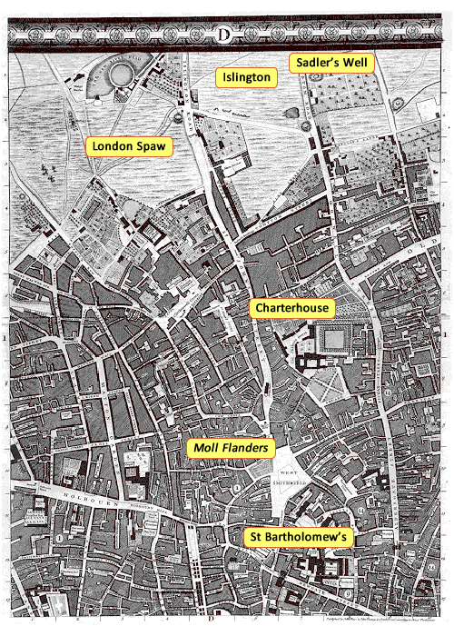Rocque's map - section D1